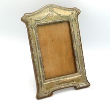 A 1906 Birmingham silver photo frame with stand, p