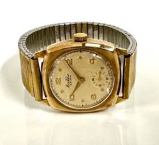 A 9ct gold cased Bentima Swiss made wristwatch, 28