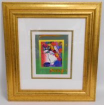 Peter Max (b.1937 American) hand finished & signed