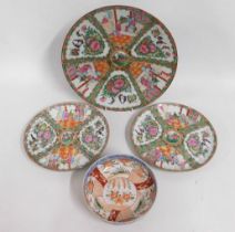 Three early/mid 20thC. Chinese plates & one Orient