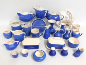 A quantity of Looe tourist ware pottery, an antiqu