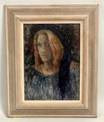 A framed Helen Elwes oil titled 'Emily', image siz