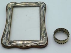 A 1915 Samuel Levi Birmingham silver photo frame,