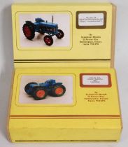 Two boxed Scaledown model tractors, T9 & T34
