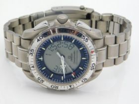 An Omega Speedmaster Professional titanium X-33 wi