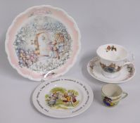 A Doulton Brambly Hedge cup & saucer twinned with