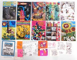 Ten 1960's children's Puffin Post magazines, earli
