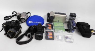 Cameras including Fujifilm Finepix 9600, a Fujifil