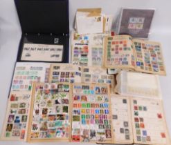 Nine mixed child's stamp albums & covers including