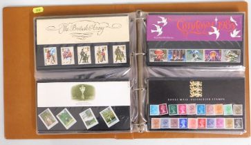 An album of 1980's presentation packs, approx. 54