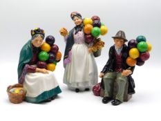 Three Royal Doulton balloon figurines - Biddy Penn