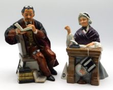 Two Royal Doulton figurines The Professor HN2281 &
