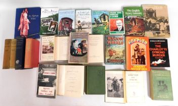 A quantity of books, mostly relating to Romany lif