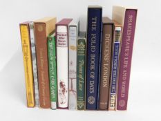 Book: Eleven Folio Society books including Dickens