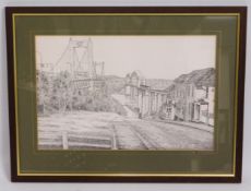 A framed print of the Tamar & Brunel bridges signe