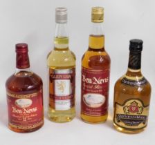 Four bottles of blended Scotch whisky including Be