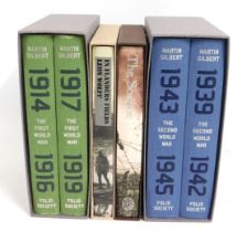 Book: Four Folio Society packs containing six book