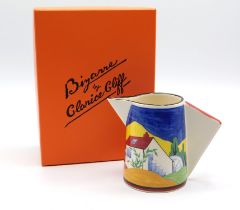 A boxed Wedgwood Clarice Cliff conical applique lu