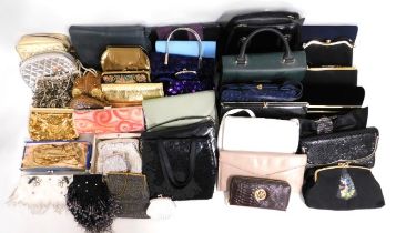 A quantity of approx. 39 ladies clutch & hand bags including Eros, Bective, Michael Kors & Medici