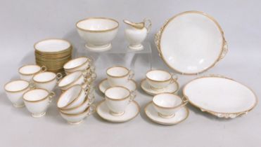 Approx. 41 pieces of elegant 1920's gilded porcela