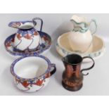 Doulton art nouveau 'Kelmscott' three piece set, j