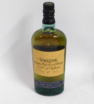 A bottle of The Singleton 12 year old single malt