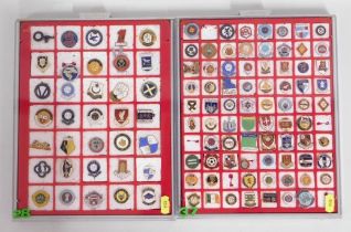 A quantity of 110 football club badges including L