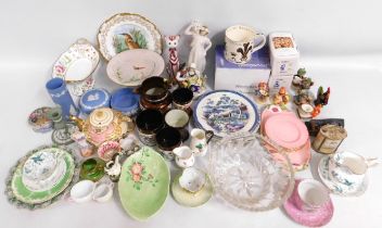 A quantity of mixed ceramics including Goebel figu