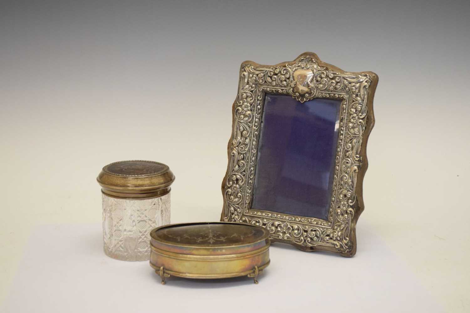 George V silver and tortoiseshell trinket box, - Image 9 of 9