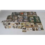 Group of early 20th Century military themed postcard albums