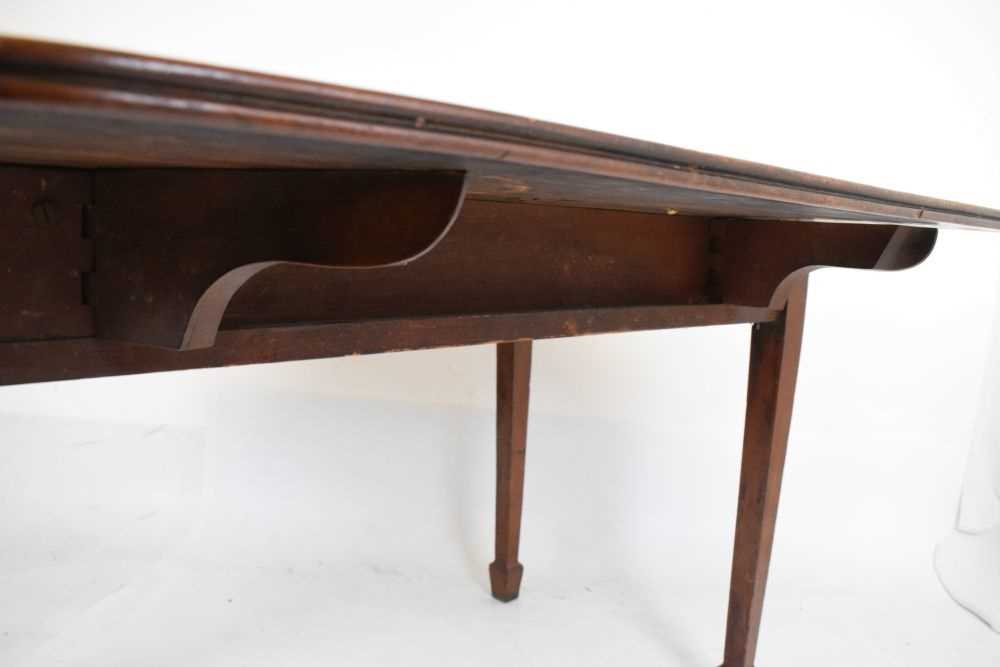 Mahogany drop leaf occasional/dining table - Image 5 of 5