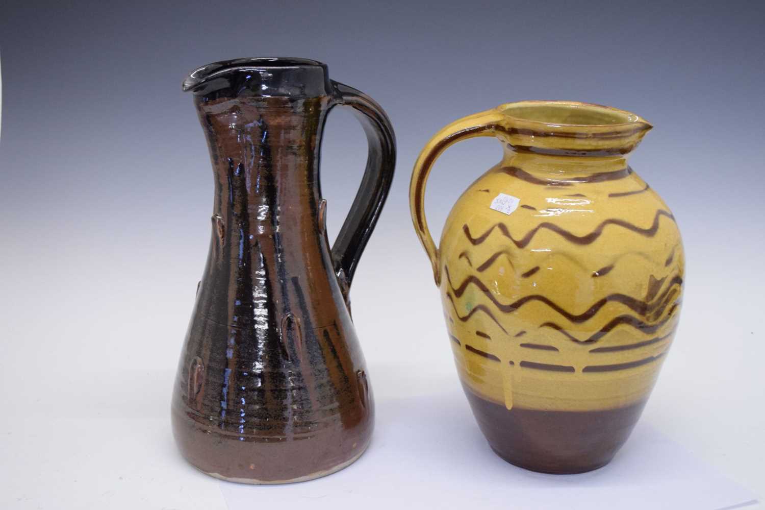 Jeremy Leach studio pottery jug - Image 3 of 11