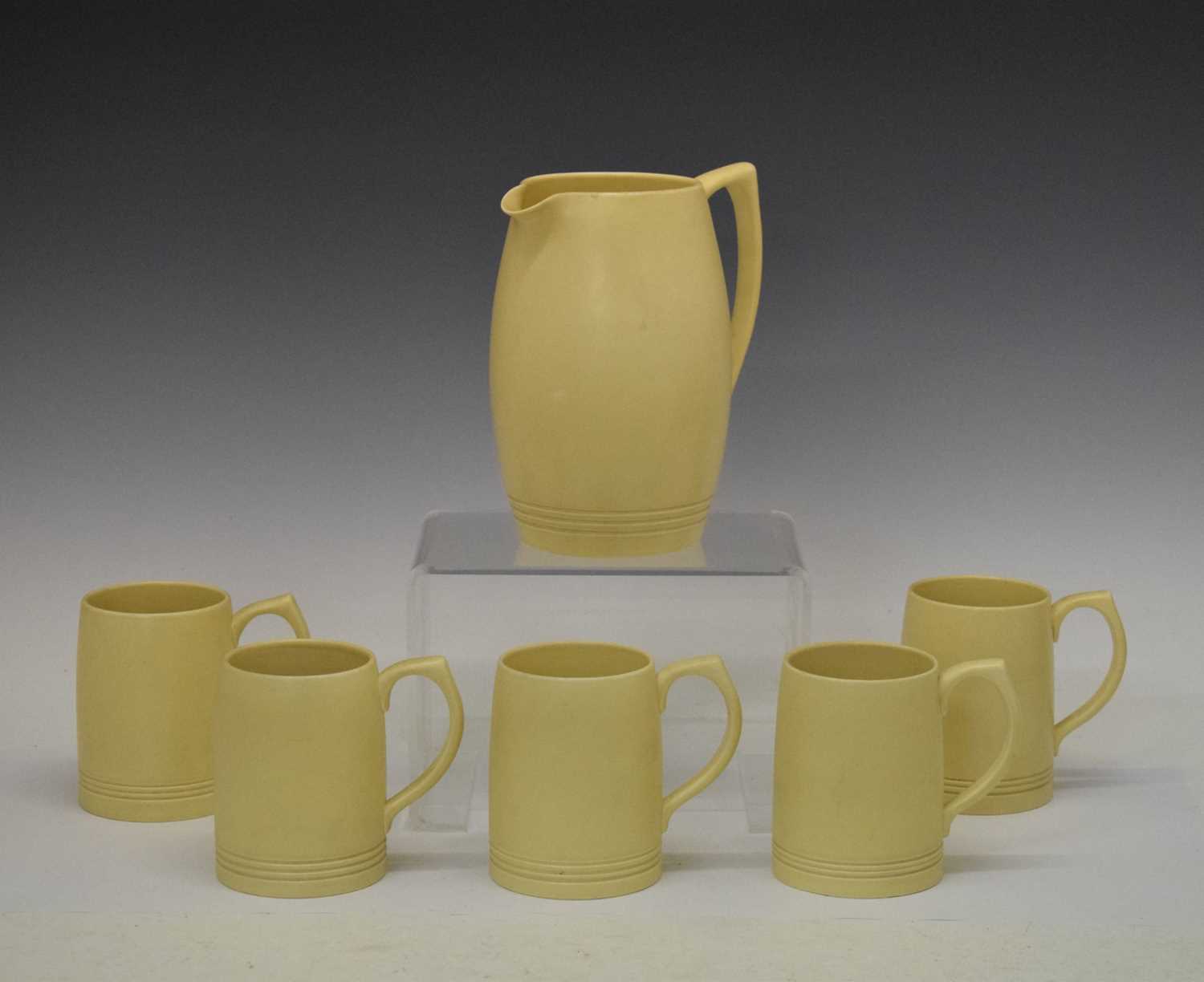 Keith Murray for Wedgwood - Lemonade set of jug and five mugs