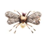 Brooch in the form of a butterfly