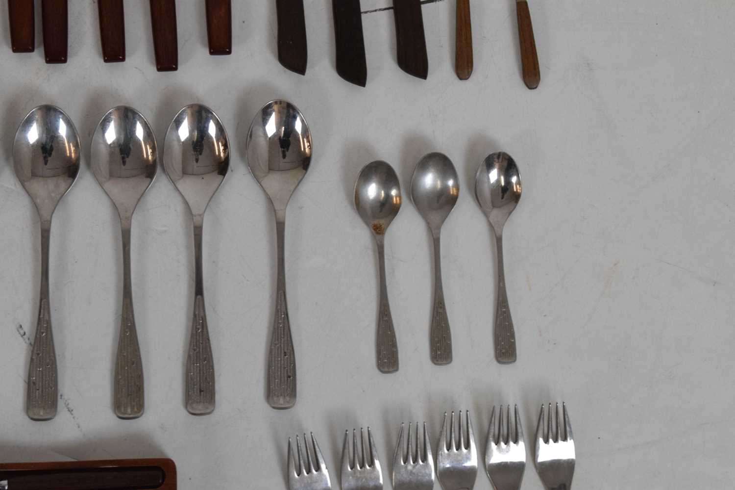 Quantity of late 20th Century teak handled cutlery - Image 10 of 14