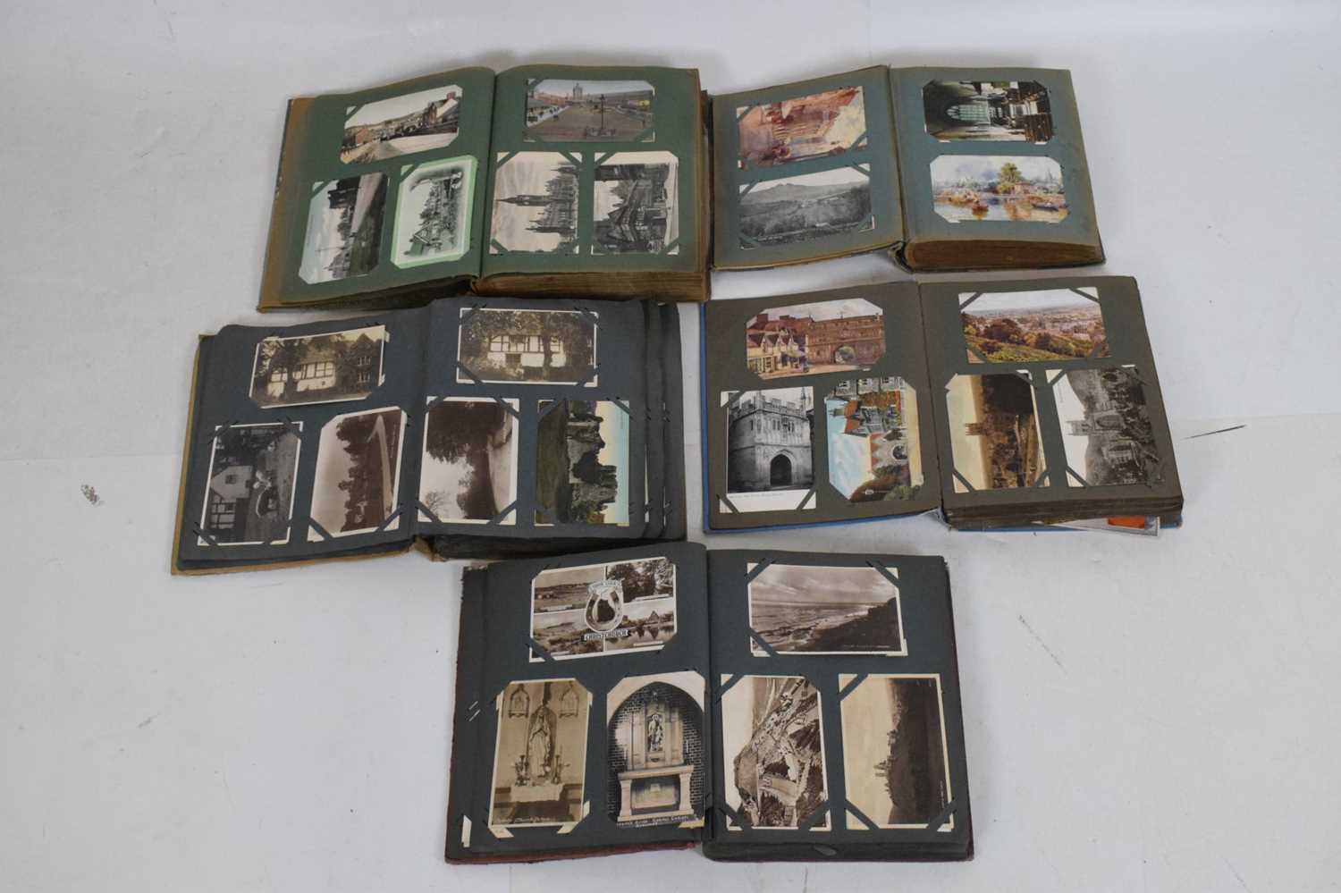 Quantity of early 20th Century postcard albums