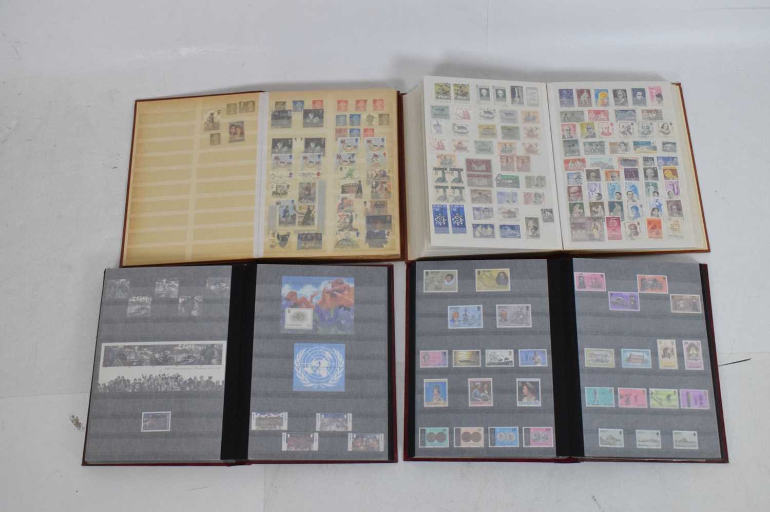 Collection of Channel Island stamps in two stock books - Image 5 of 6