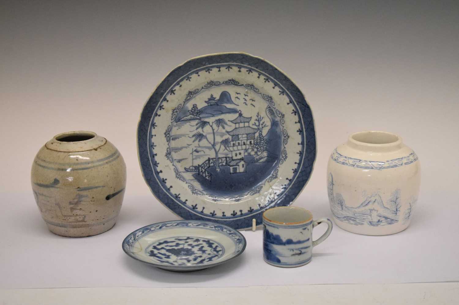 Quantity of 19th Century and later Asian ceramics,