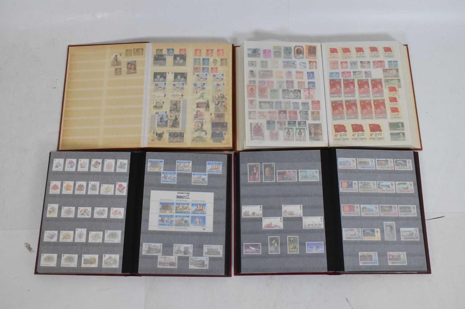 Collection of Channel Island stamps in two stock books - Image 4 of 6