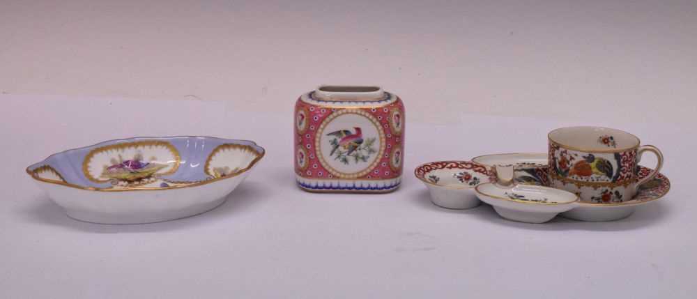 Small group of French porcelain