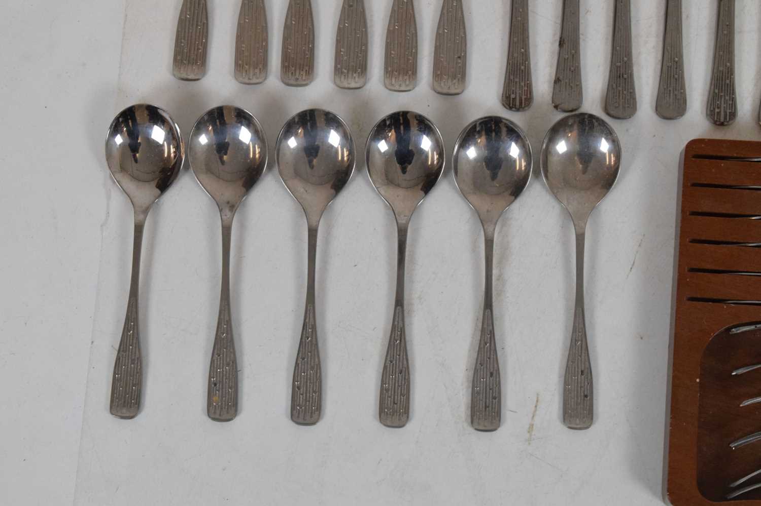 Quantity of late 20th Century teak handled cutlery - Image 13 of 14