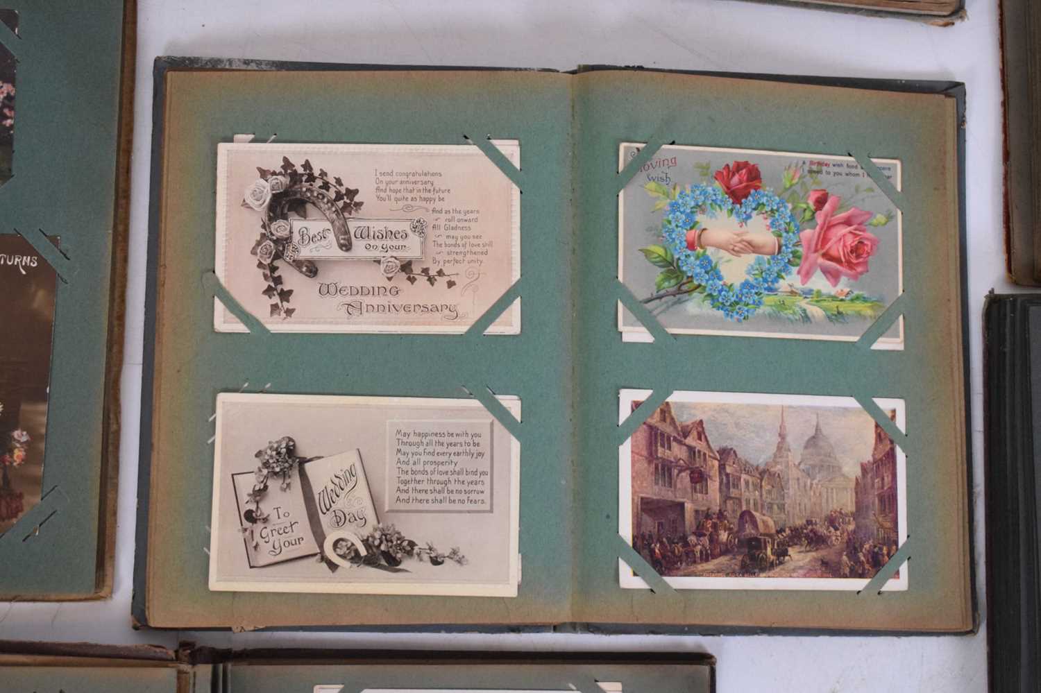 Quantity of early 20th Century postcard albums, - Image 15 of 17