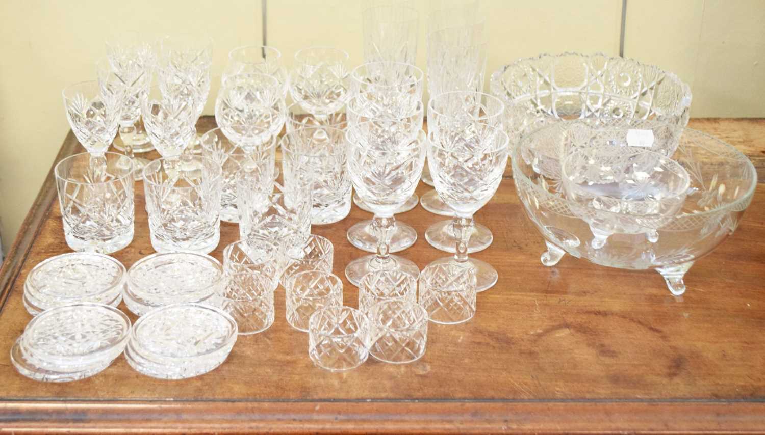 Quantity of Royal Brierley crystal glasses - Image 10 of 20
