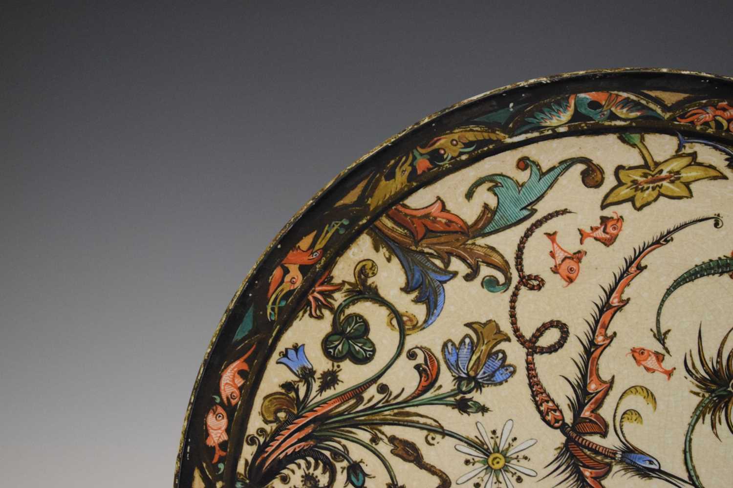 Aesthetic Charger 'Japanese Design, Howell & James Art Pottery Exhibition 1885' - Image 3 of 8