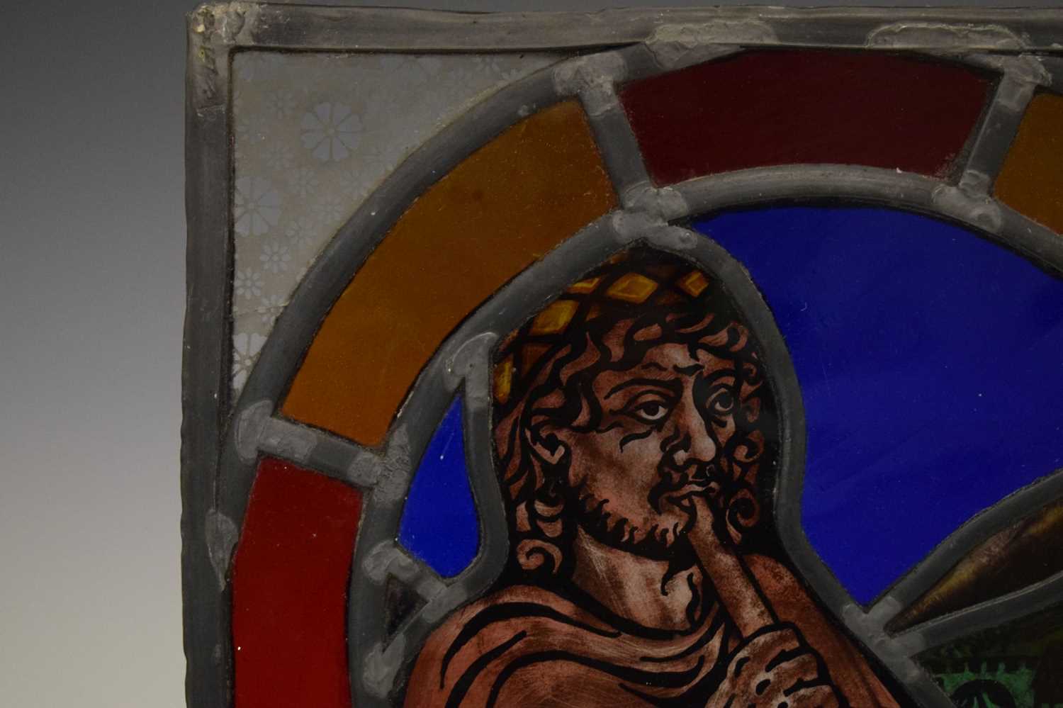 Stained glass panel - Image 3 of 6