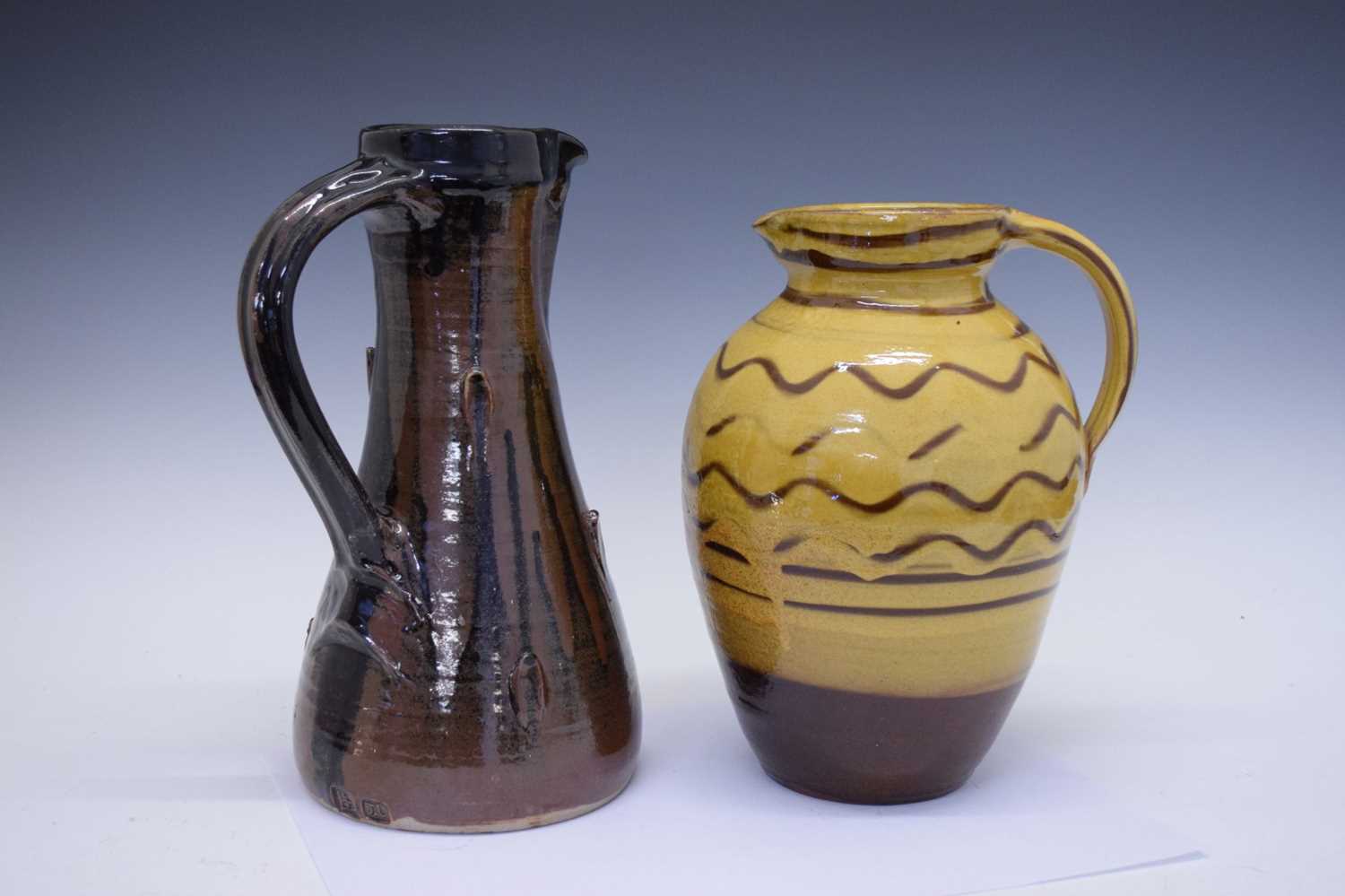 Jeremy Leach studio pottery jug - Image 11 of 11