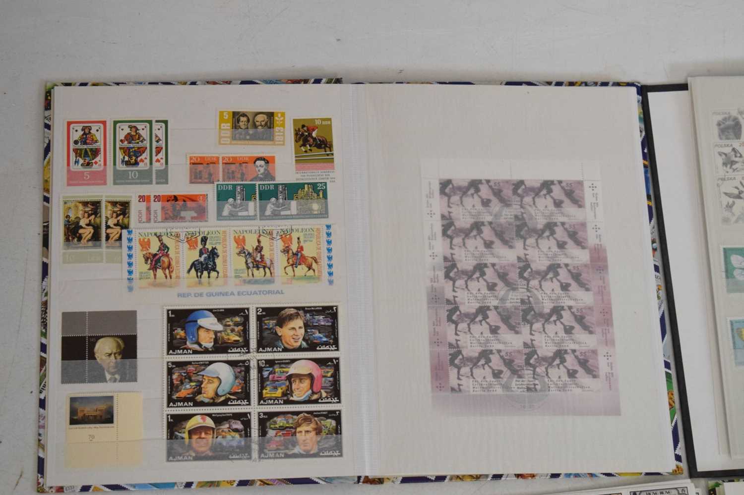 Quantity of world stamps in seven stock books and loose - Image 8 of 14