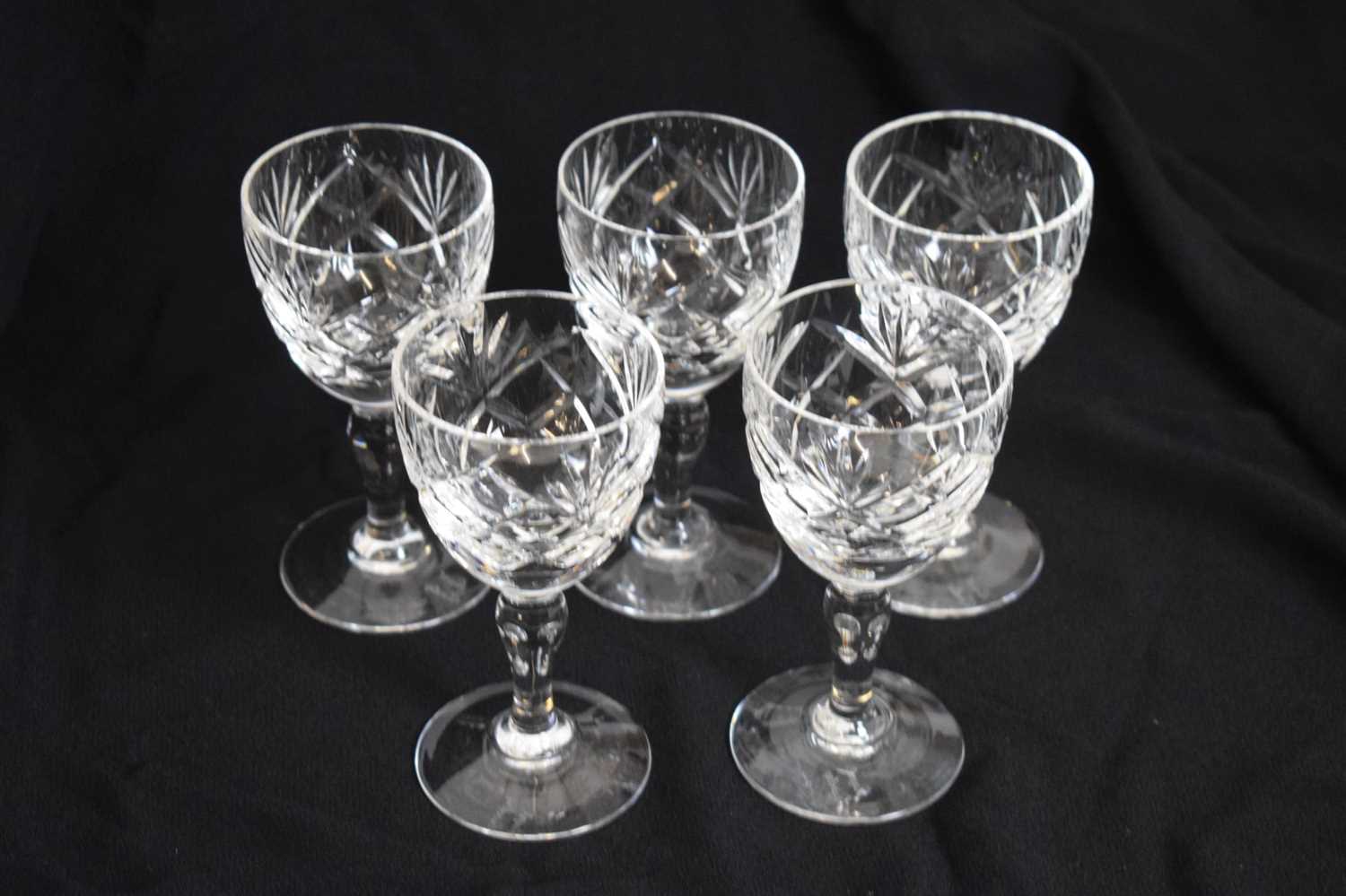 Quantity of Royal Brierley crystal glasses - Image 5 of 20