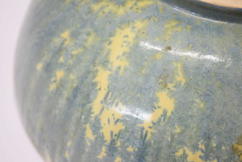 Ruskin Pottery - Crystaline glaze trial bowl - Image 8 of 8