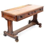 Regency mahogany library table